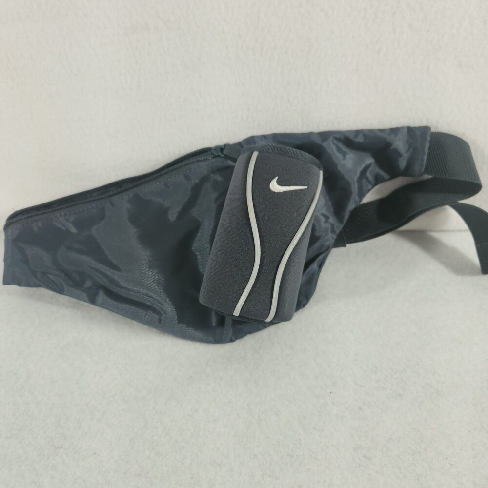 Nike Fanny Pack Bottle Holder Hiking Waist Bag Black Hydration Pack Travel Sport